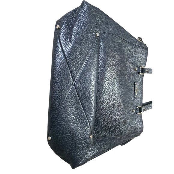 Kate Spade Black Leather Satchel handbag With Textured Finish - Picture 5 of 11